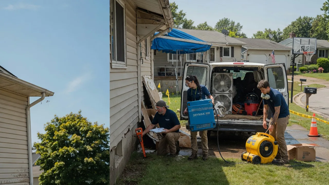 Ceiling Leak Cleanup in Okeana, OH near me